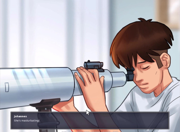 Johannes Gaming: Summertime saga - 젖탱이를 볼 때마다 보지를 따먹어