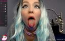 Dirty slut 666: Uno spettacolo splendido e molto sconubante di ahegao dalla webcam...