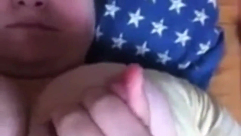 Real homemade BBW BBC porn: Bbwbootyful mis tetas solo juego compilación