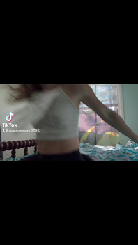 Sexy Skirt Striptease Natural Blonde Petite PAWG