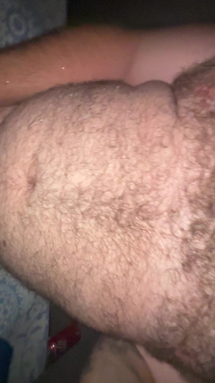 Bigwhitecock: Cumming All Over My Face and Body