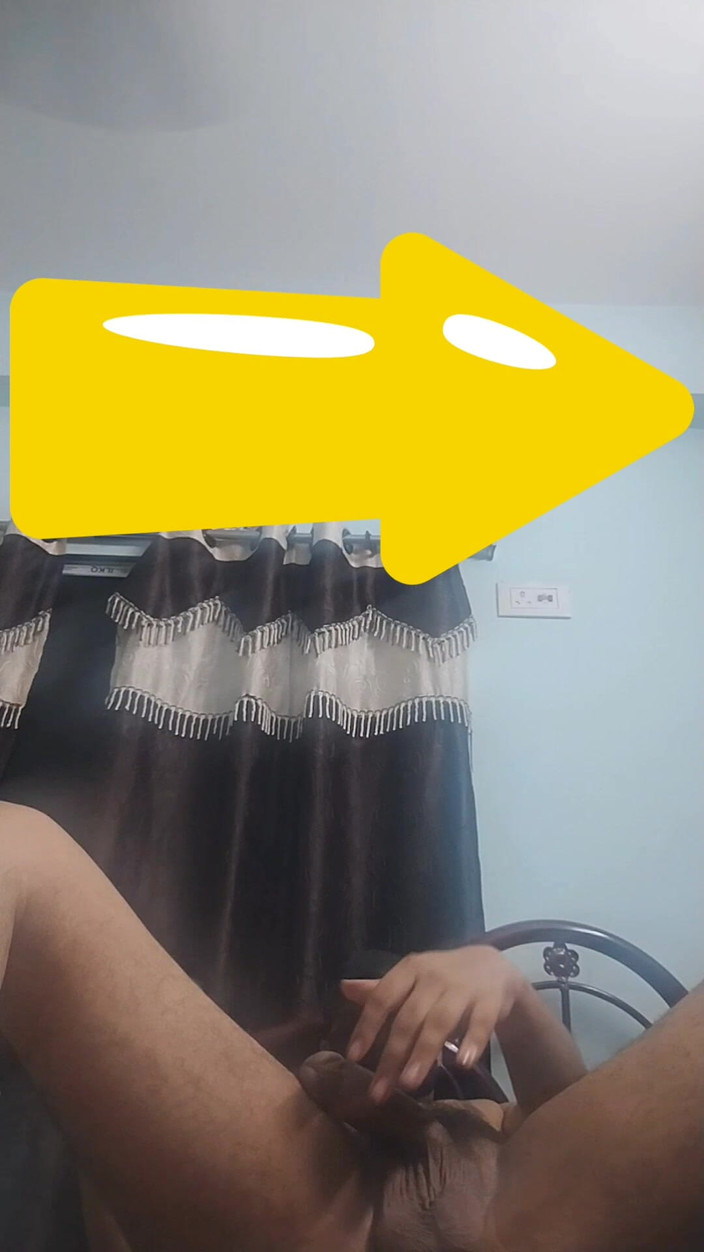 Ronit: Indian Smart Young Boy's Dick Not Erected Try to Erection