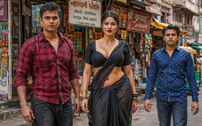 Piya Bhabhi: Pyasi indický Desi Bhabhi Hardcore sex s prodavačem podprsenek, Bra...
