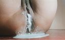 Squirt StepSisters: My cum-filled holes make bubbles when I expel it