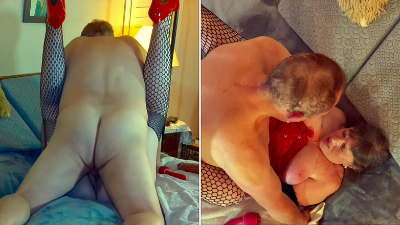 Carmen Angel: Babička Carmen: šukání dilda, vibrátory a péra Rande noc