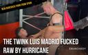 NEW BAREBACK PORN FROM SPAIN: Il twink Luis Madrid scopato selvaggiamente dall&amp;#039;uragano