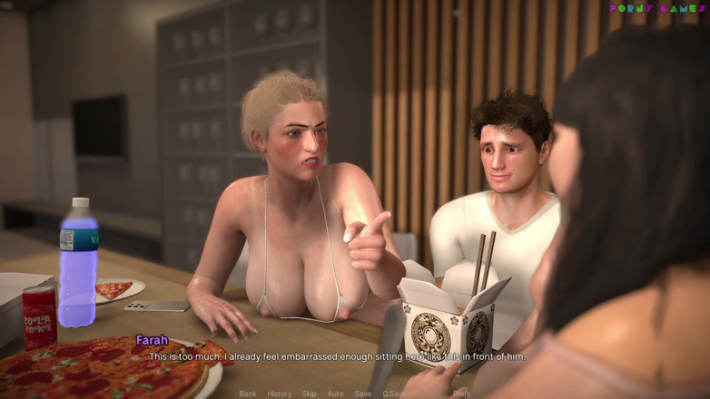 Porny Games: Дружня домогосподарка з білою піною - ратинг мачухи та її нової подруги, дами парадують майже голі 5