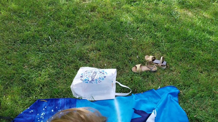 CharnElle: Risky outdoor blowjob center town park, get caught