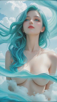 Émergeant de Violet-Turquoise Vortex