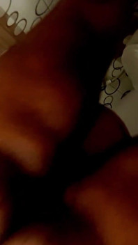 Ebony Girl Having Fun Twerking in the Bathroom Sucked Some Dick