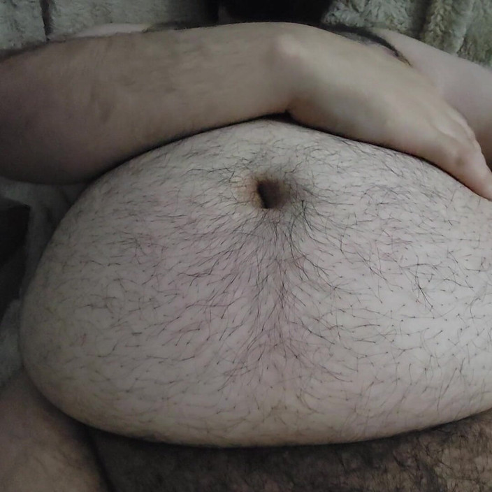 Chunky Belly Boy: Big Bear Chub Belly Rub, Bellybutton Fingering, prośba # 1