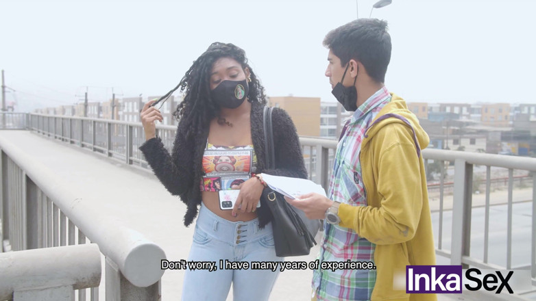 Inka productions: नर्तकी कामुक पेरू की काली लड़की को बहकाती है