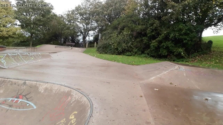 The Midnight Minx: Skate park flashing and wanking