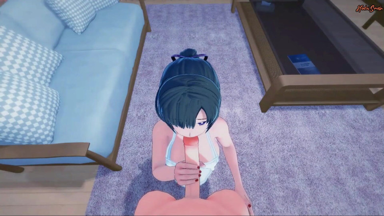 Hentai Smash: Sexy milfka Mamako Oosuki je ošukaná z vašeho POV.