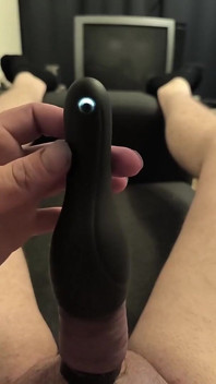 Ich liebe meinen schwanz-vibrator