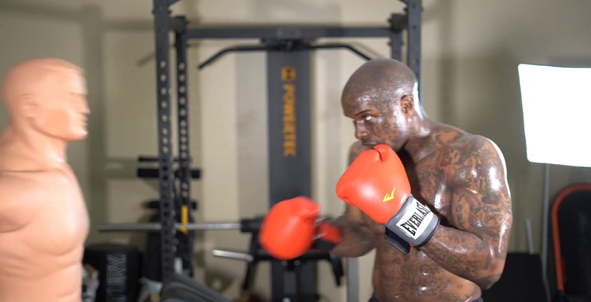 Hallelujah Johnson: Fitness di allenamento di boxe
