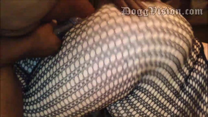 DoggVision: Big booty stepmommy screams taking 13 inch BBC angle