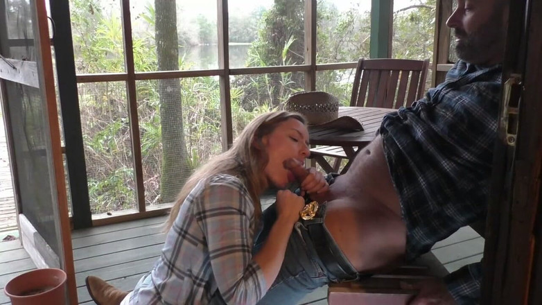 Themistyrein: Blowjob auf dem land