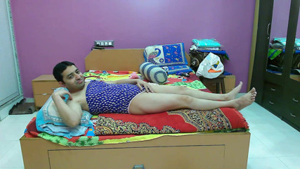Cute & Nude Crossdresser: Sexy sissy crossdresser femboy Sweet Lollipop in a one-piece DIY...