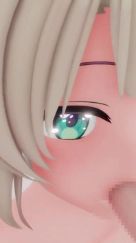Shigure Ui Blowjob Hentai Facial Cumshot Mmd 3D Clear Blue Eyes Color Edit Smixix