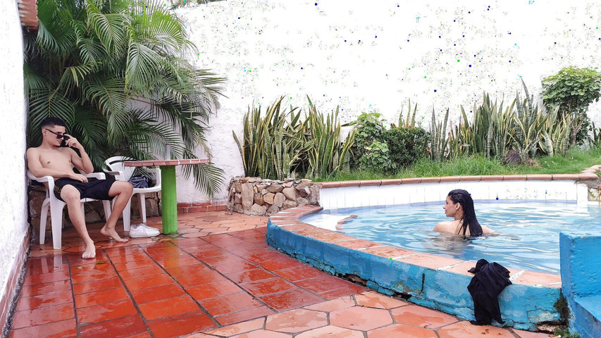 Stepmom Invites Her Stepson to the Pool to Fuck- Ambargirlhot (Your MILF)