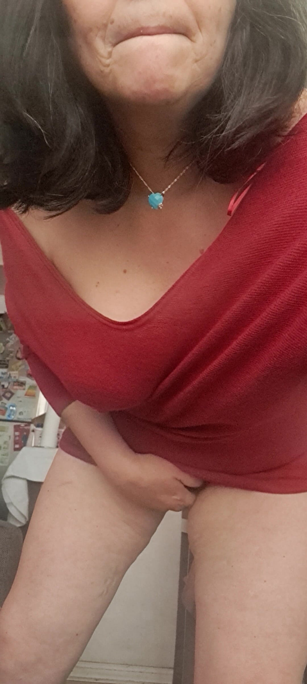 Stepmom Touching Her Pussy