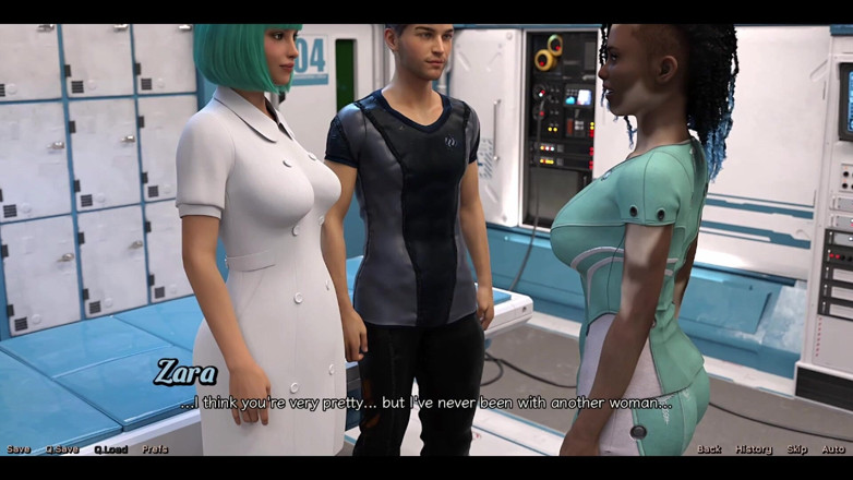 AVN Teller: Stranded in Space - Hot Black Vitiligo Girl and Doctor Starts...