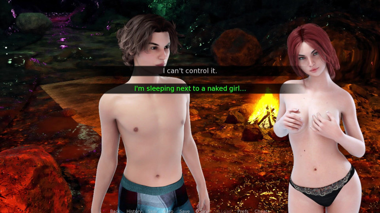 3D Cartoon Porn: Love Season 9: Alex-nina Topless Cave Night