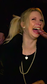 Blonde MILF Wife Paige Wilson Goes on Her First Dogging Mission and Is Surrounded by Hard Horny Cocks Waiting to Be Sucked Dry