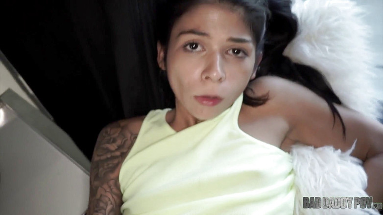 Bad Daddy POV: Sadie Pop 1, cute and petite teen likes her stepdaddy's cock