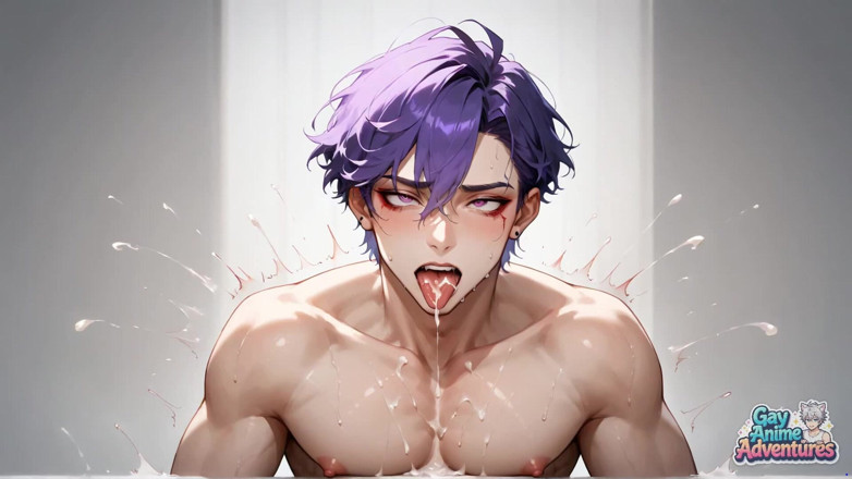 Gay Anime Adventures: Fantastyczny XXX z nagimi gejowskimi paramours i spust strzały! więc...