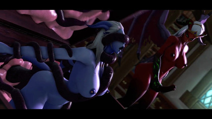 Velvixian3Futanari: Een roekeloze Draenei een onverzadigbare succubus (futa shemale)