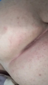 Big-assed Femboy Squeezing His Ass