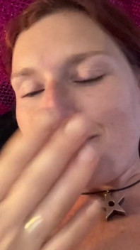 Hairy mature pussy does some serious squirting ahead of a leg shaking orgasm