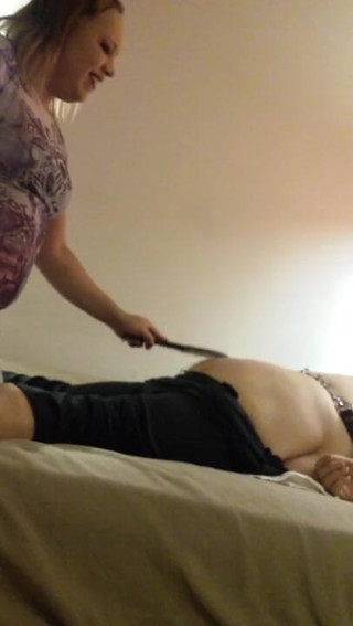 BBW nurse Vicki adventures with friends: New domme beats heavy rude slut ass till its red