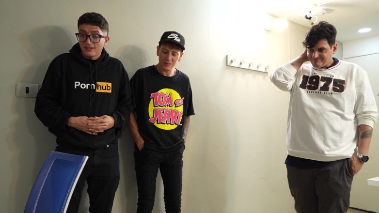 Knock Knock Club: Nerdy Men Fuck Their Latina Boss with a Giant Ass...