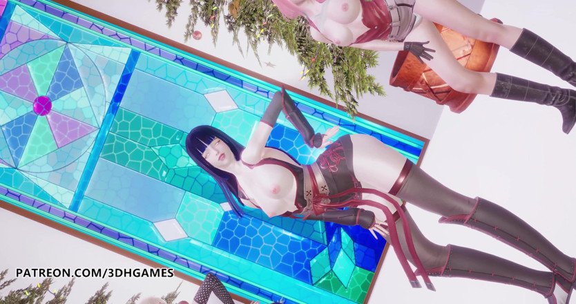 3D-Hentai Games: 两次 - 感受特别的脱衣舞井野樱花欣塔 3D 色情舞蹈火影忍者成人动漫