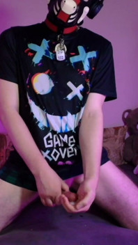 Playful Pup Jerks and Cums in Every Pose