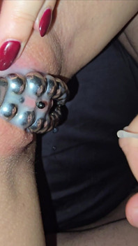 He Covers My Chastised Pussy in Cum