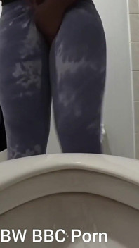 Desperate for a Pee Pissing in the Toilet POV