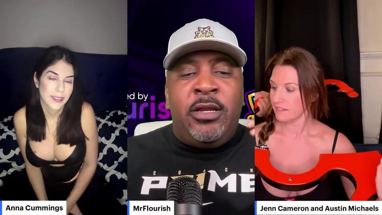 Mr Flourish Live: Mrflourish Podcast "the Morning After" with Guest Adult Star Anna Cummings