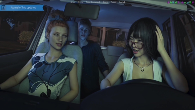 Porny Games: Jason Coming of Age by Coeur De Cochon - เย็ดสามคนกับสาวผมแดงและสาวเอเชีย 11