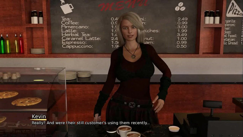 Dirty GamesXxX: Dove è il cuore - bere un caffè con una ragazza carina -...