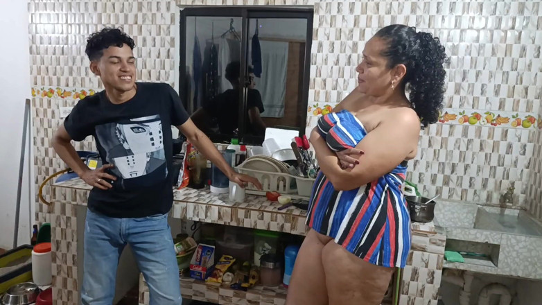 Jovencandelita: The Neighbor Came Over for Sugar and Ended up Sucking...