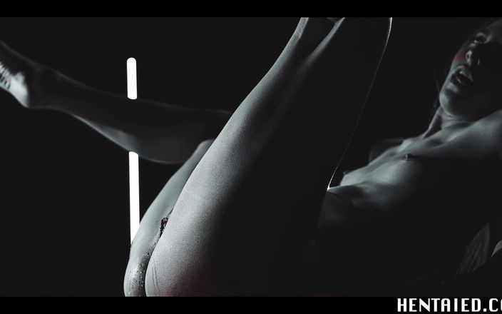 Hentaied: 실제 헨타이 - 어두운 소녀 - Ahegao와 정액 폭발