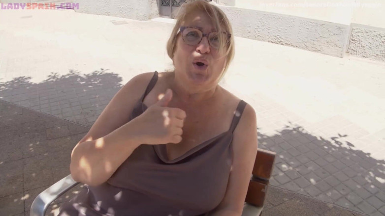 Lady Spain: Jovem garoto fode Duro Senora Fina, madura milf de 70 anos...