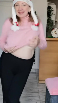 Merry Chrismas och Gott Nytt År Boobies Jingle