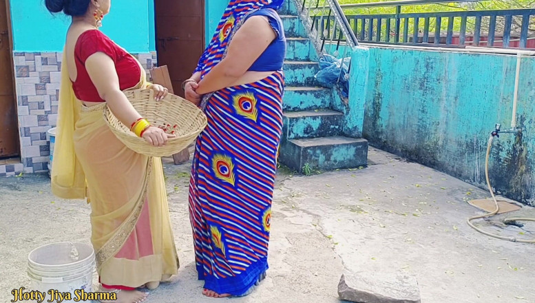 Hotty Jiya Sharmaa: Sex în trei în familie desi, ginerele vitreg sex cu soacra sa...