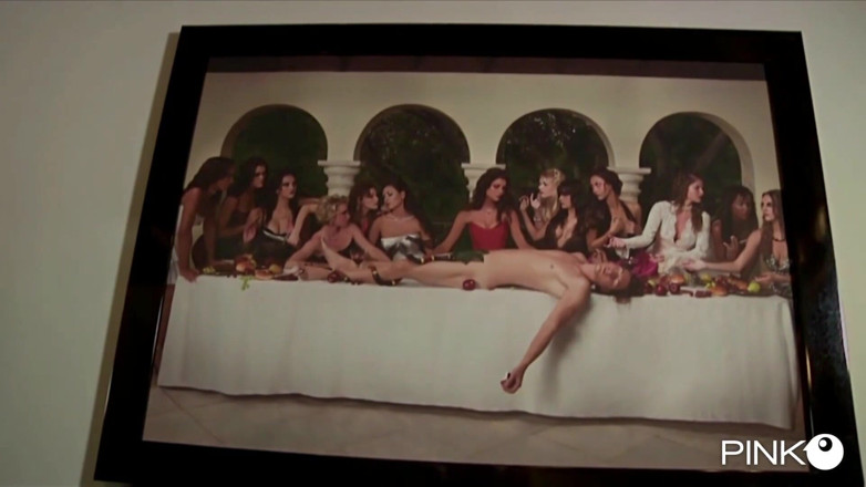 Pinko Club: Roberta Gemma fetisjfeestje en pijpbeurt thuis