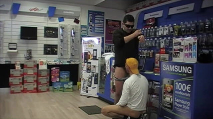 STRAIGHT BOY CURIOUS: Webcam - fucked in the shop by the phone seller